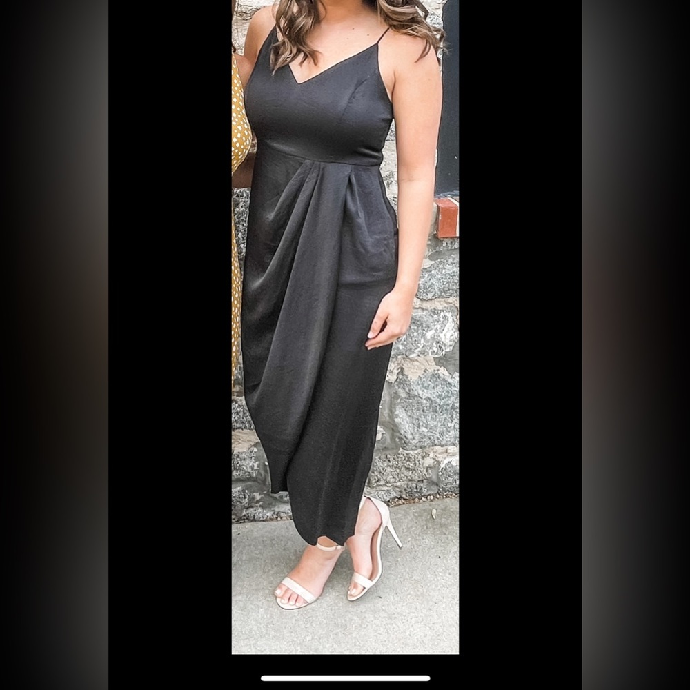 Express Black Midi Dress